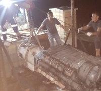 Masyarakat Kuala Kampar kecewa saat melihat kondisi mesin PLN yang baru datang