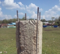 Proyek gagal, Konsultan suruh Kontraktor bongkar total pagar stadion di Kecamatan Teluk Meranti