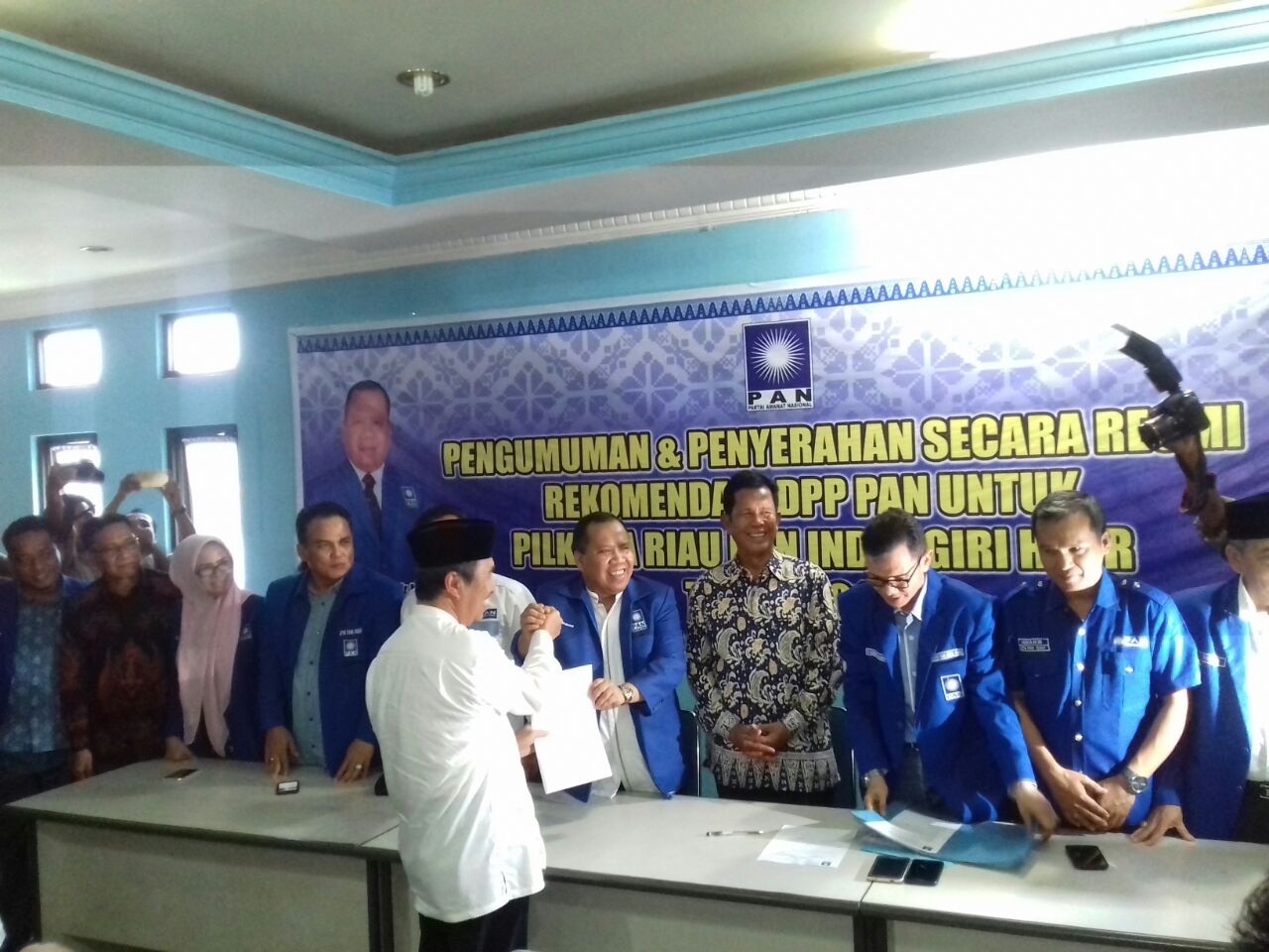 Seluruh DPD PAN Resmi dukung Syamsuar setelah di sahkan