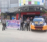 Berikan Rasa Aman, Sat Sabhara Polres Pelalawan Dirikan Pos Mobile