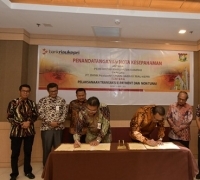 Pemkab Kampar Percayakan Pelaksanaan Transaksi Non Tunai Kepada Bank Riau Kepri