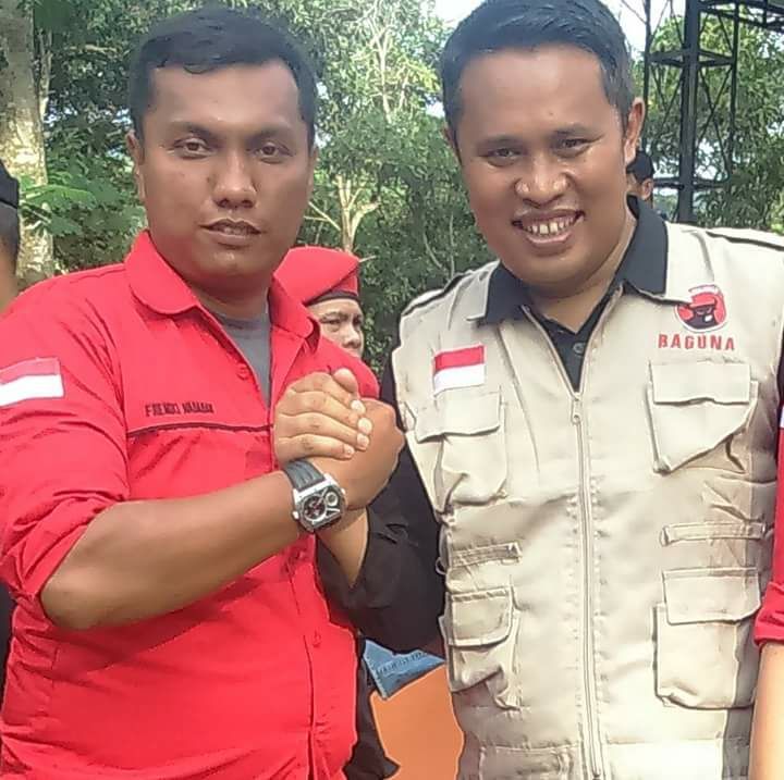 Frengky Nababan dan Kordias Pasaribu, SH, M.Si