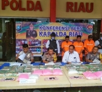 Wow, Polda Riau Ungkap Kasus Narkoba senilai 69 Miliar Rupiah