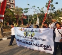 Ormawa FIO Unesa Cetak Sejarah, Parade Mahasiswa Olahraga Sukses Digelar