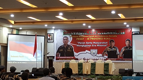 Gelar Muswil ke II PEKAT IB Provinsi Riau Fokus pada Peran masyarakat hadapi Era Millenial