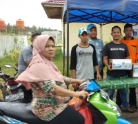 Peduli Bencana Gempa dan Tsunami Palu, Sigi, dan Donggala PK KNPI Kuala Kampar lakukan Penggalangan Dana