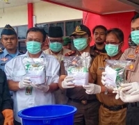 Barang Bukti Sabu Seberat 3 Kg Direbus di Mapolres Karimun