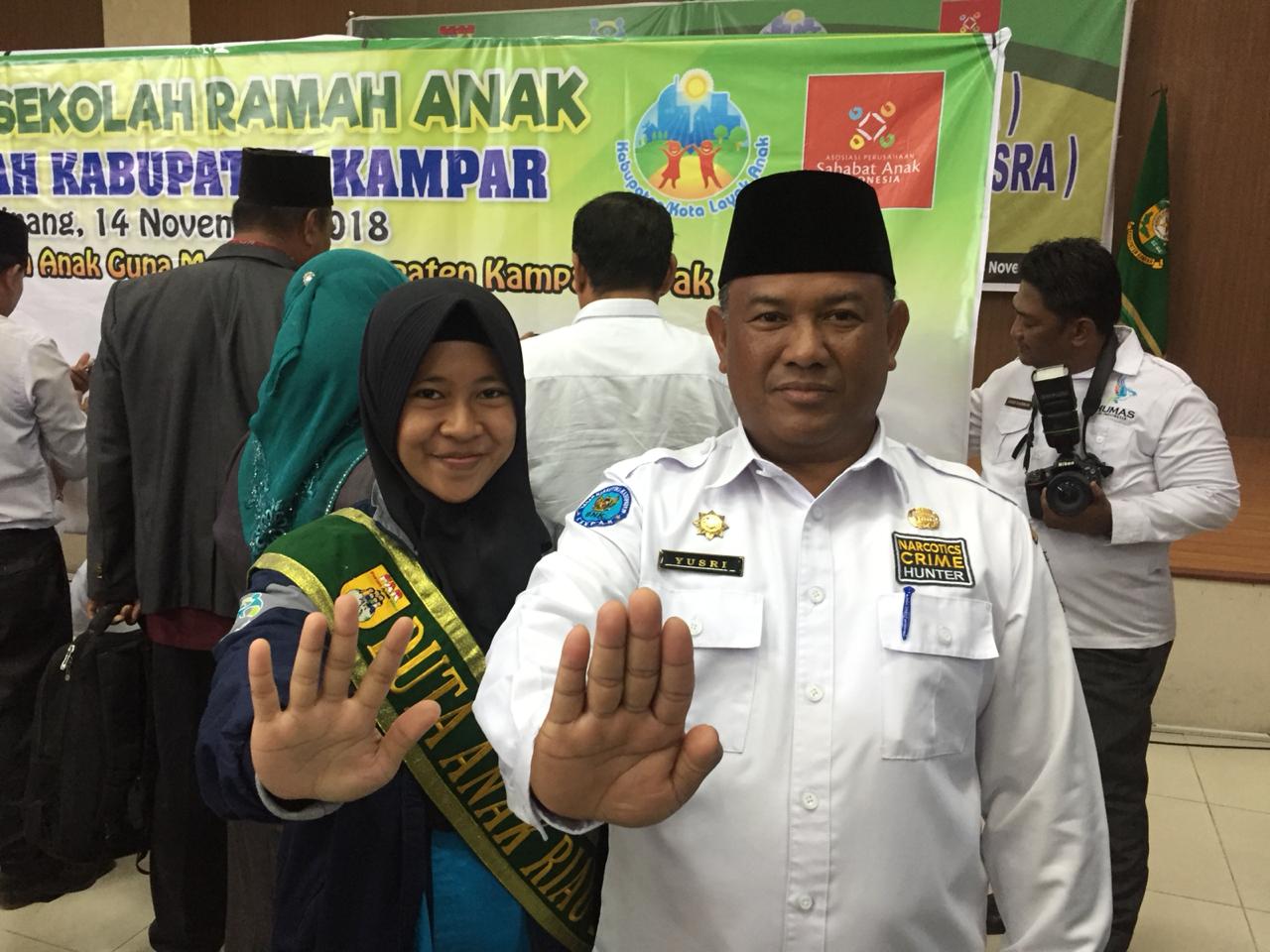 Kampar Deklarasikan Sekolah Ramah Anak