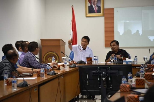 Dewan Bengkalis Lakukan Konsultasi Masalah Abrasi ke BNPP Pusat