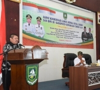 Bupati Bengkalis Buka Rakor Bersama Camat, Kades dan BPD