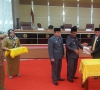 Wabup Jamiludin Hadiri Sidang Paripurna Pengesahan 5 Ranperda Menjadi Perda