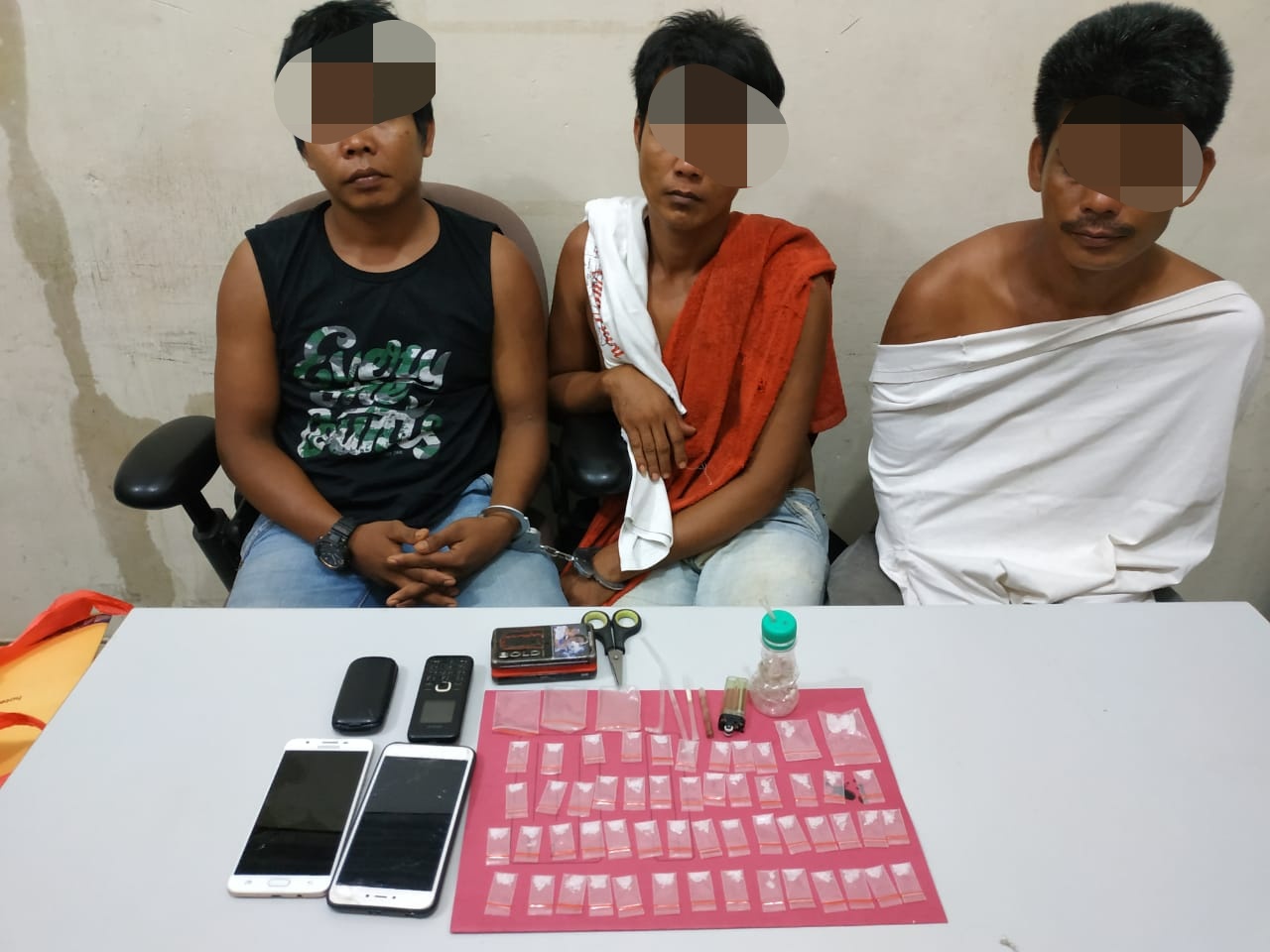 Bandar sabu besar ditangkap di Kampar Kiri, istri diduga terlibat Foto Bandar Sabu inisial
