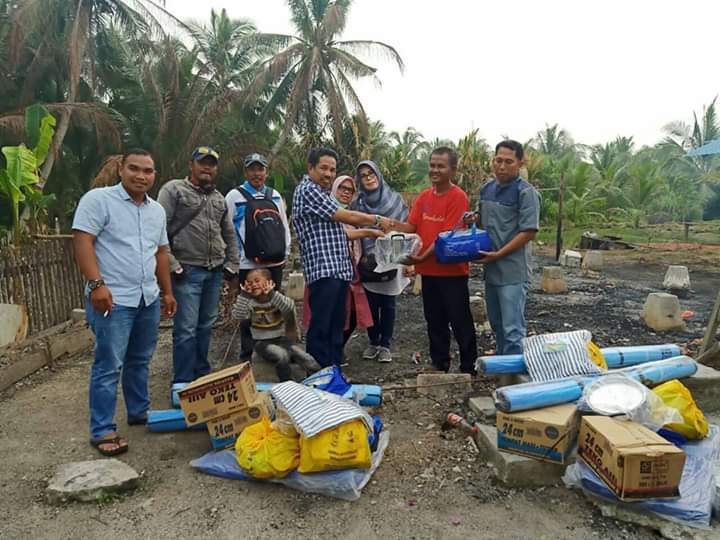 Dinas Sosial kabupaten Pelalawan telah bangun 36 Unit Rumah KAT di Kuala Kampar