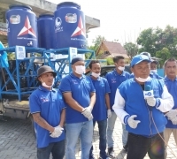 Anggota DPRD Pekanbaru, Aidil Amri Distribusi Westafel Portable di Sejumlah Daerah