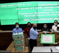 Pemda Pelalawan Terima Bantuan APD dari PT. RAPP untuk Tanggulangi Covid-19