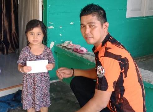 Peduli Sesama, PAC Pemuda Pancasila Marpoyan Damai Santuni Anak Yatim