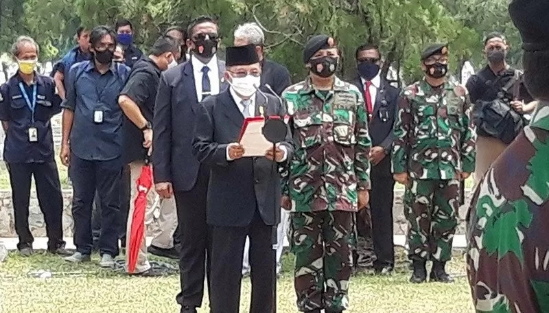 Jusuf Kalla pimpin upacara pemakaman tokoh pers nasional Jakob Oetama
