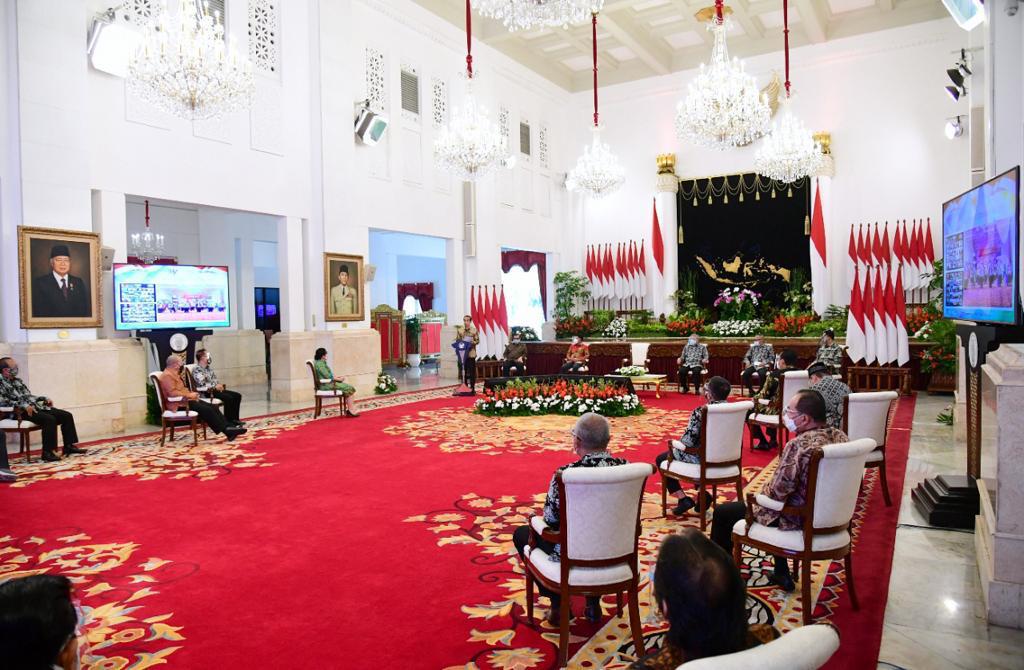 Presiden Joko Widodo hadir secara virtual pada Puncak Peringatan Hari Pers Nasional (HPN) Tahun 2021