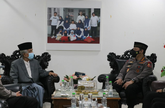 Sowan ke Ketua MUI Sulsel, Kapolri: Dukungan Ulama Sangat Penting