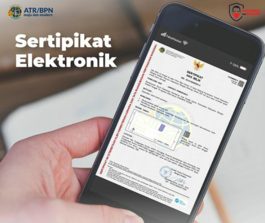 Sertifikat Elektronik, Sudahkah Negeri Ini Bersih dari Mafia Tanah? Ilustrasi sertifikat tanah elektonik. / Instagram @kementerian.atrbpn