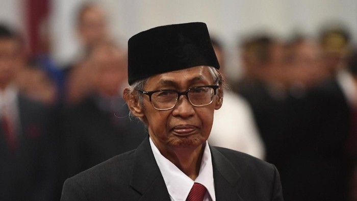 Mengenang Artidjo Alkotsar, Sang Algojo yang Ditakuti Para Koruptor Anggota Dewan Pengawas KPK, Artidjo Alkostar (Antara Foto via detikcom)