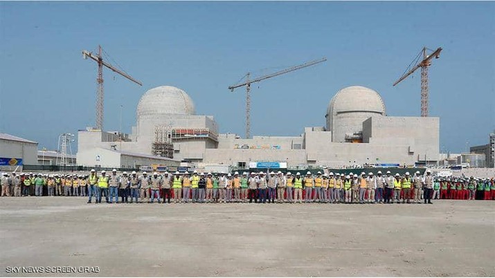 RI Sudah 50 Tahun Garap Nuklir, Belum Berani Punya PLTN Foto: Pembangkit listrik tenaga nuklir UEA. Ist via CNBC Indonesia