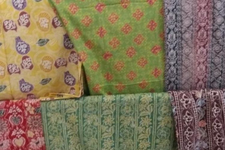 Pengusaha Bandung Klaim Motif Batik Riau, LAM: Tak Bisa Dibiarkan! Batik Riau dengan khas corak flora khas daerah setempat (Kompas.com/Silvita Agmasari)