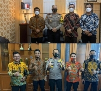 Diamanatkan mandat,  DPC Sahabat Polisi Indonesia Pelalawan gelar  Audiensi Bersama Polres