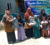 Yayasan Anwar Karim PT Musim Mas Cabang Riau Lakukan Bakti Sosial ke Panti Asuhan Salsabilla Pangkalan Kerinci