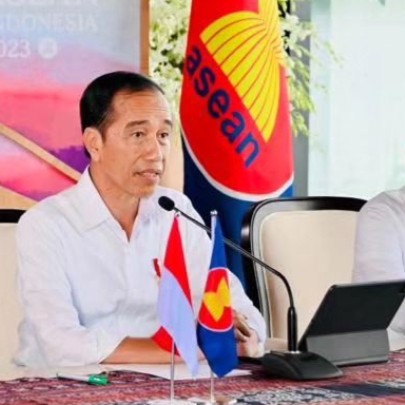 Indonesia Siap Bahas Isu Perdagangan Manusia Pada KTT ASEAN. Jokowi: Harus Diberantas Tuntas Presiden Jokowi dalam keterangan pers. (YouTube Sekretariat Presiden)