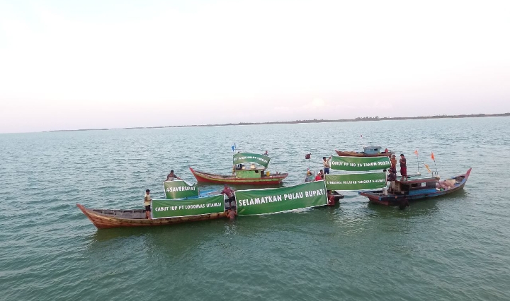 Tolak PP 26 Tahun 2023 dan Cabut IUP PT LMU, Nelayan Tradisional Serukan Selamatkan Pulau Rupat