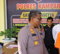 Polres Kampar Tangkap Pelaku Narkoba Dengan Barang Bukti 3,3 Kilogram