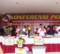 Sat Resnarkoba Polresta Barelang Berhasil Ungkap Tindak Pidana Narkotika Jenis Sabu Seberat 23.477,44 Gram dan Tanaman Ganja