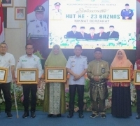 HUT Baznas Ke-23, Pj Bupati Pesan Tingkatkan Pelayanan Kepada Mustahik  