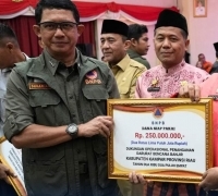 Terkait Penanggulangan Darurat Banjir, Pemda Kampar Terima Bantuan DSP