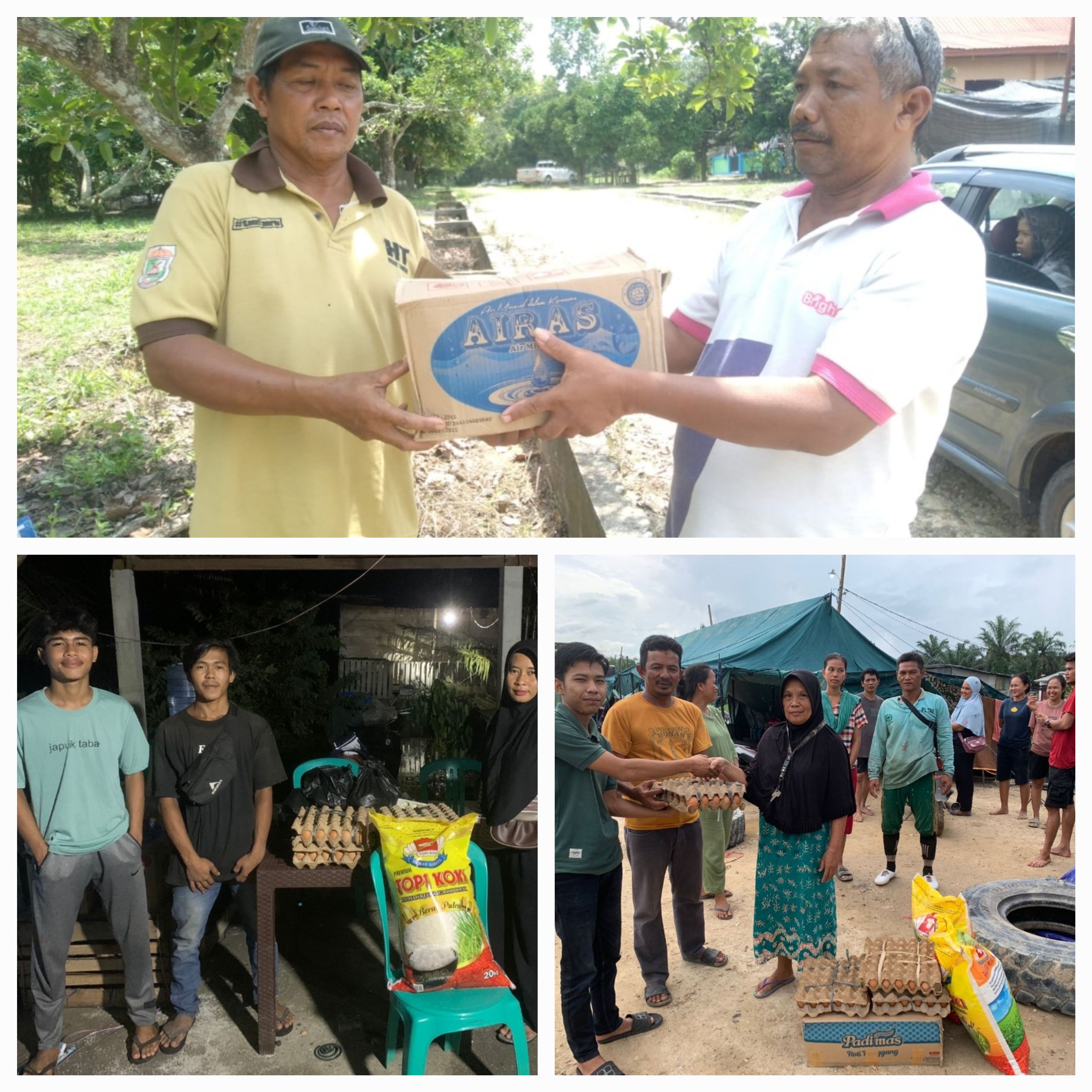 T. Ferra Wahyuni SE MBA Berikan Bantuan Kepada Korban Banjir Di Pangkalan Kerinci Penyerahan Bantuan Banjir Dari T. Ferra Wahyuni,SE MBA Di 3 Titik Banjir Yaitu KM 7 Kel Kerinci Barat, Kualo, dan Desa Rantau Baru