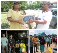 T. Ferra Wahyuni SE MBA Berikan Bantuan Kepada Korban Banjir Di Pangkalan Kerinci