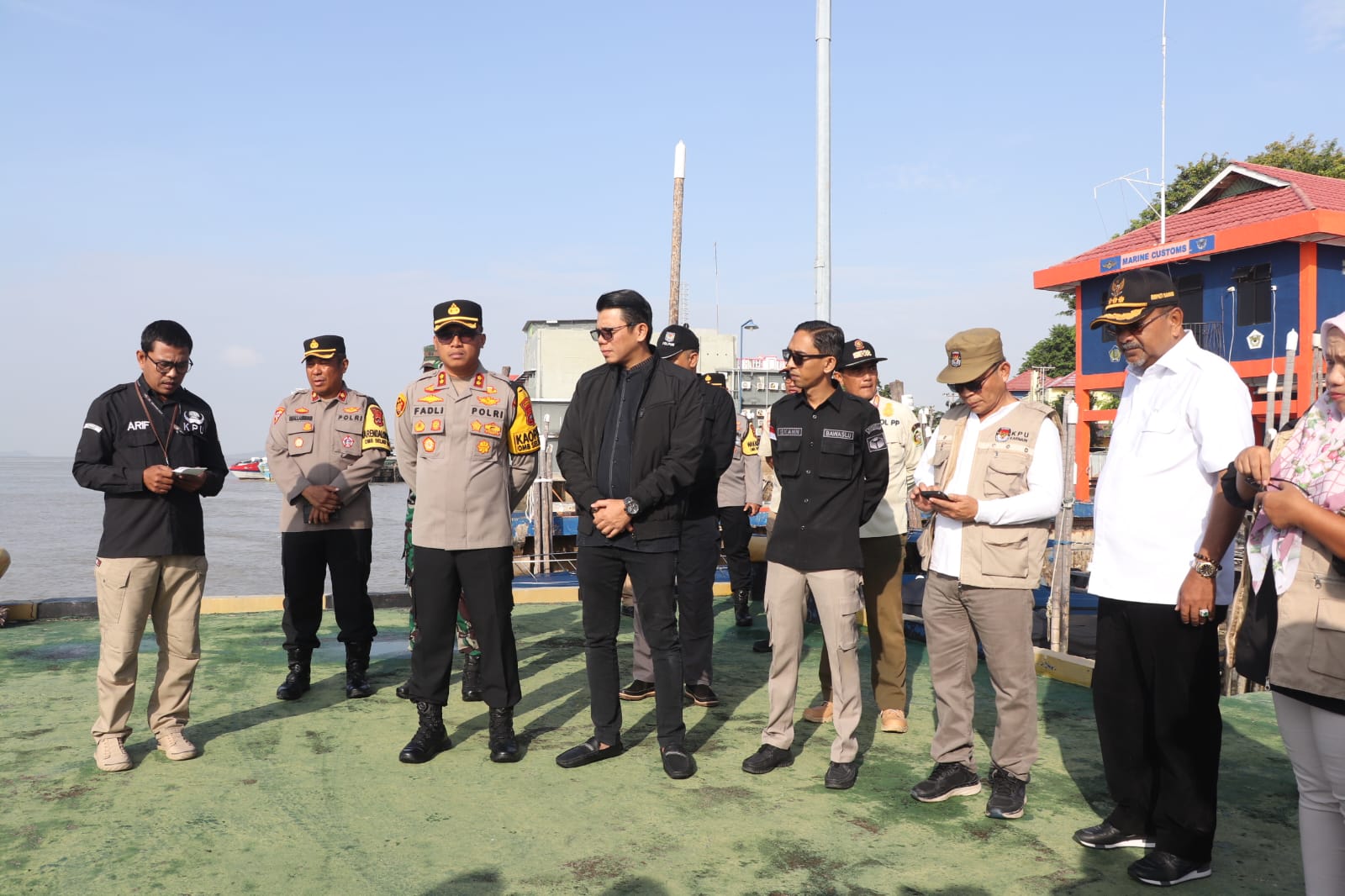Polres Karimun Kawal Pendistribusian Kotak Suara