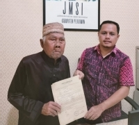 Seorang Warga Sampaikan Aspirasinya Ke JMSI Kabupaten Pelalawan 