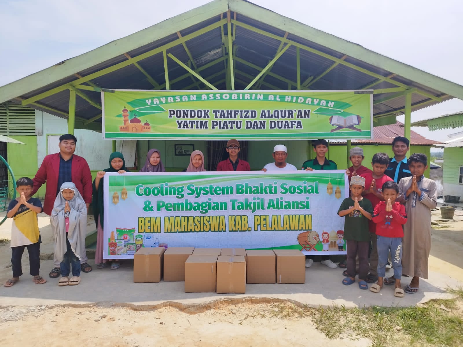 Dalam Rangka Menyambut Bulan Ramadhan BEM ITP2I Adakan Bhakti Sosial Ke Yayasan Assobirin Alhidayah
