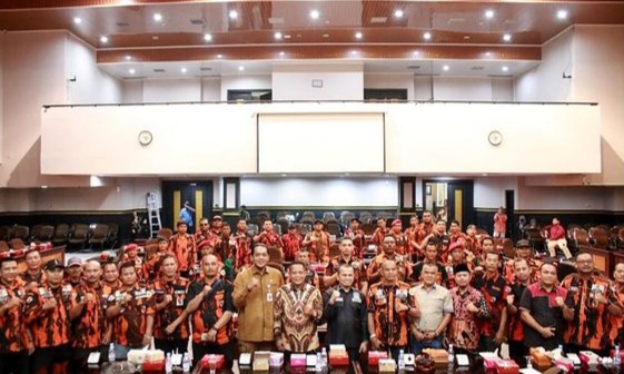 Siap Dukung Kinerja DPRD, Puluhan Anggota Ormas PP Datangi DPRD Kota Pekanbaru