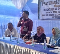 Anggota DPRD Pekanbaru Roem Diani Dewi Sosialisasikan Perda Bantuan Hukum Bagi Masyarakat Tidak Mampu
