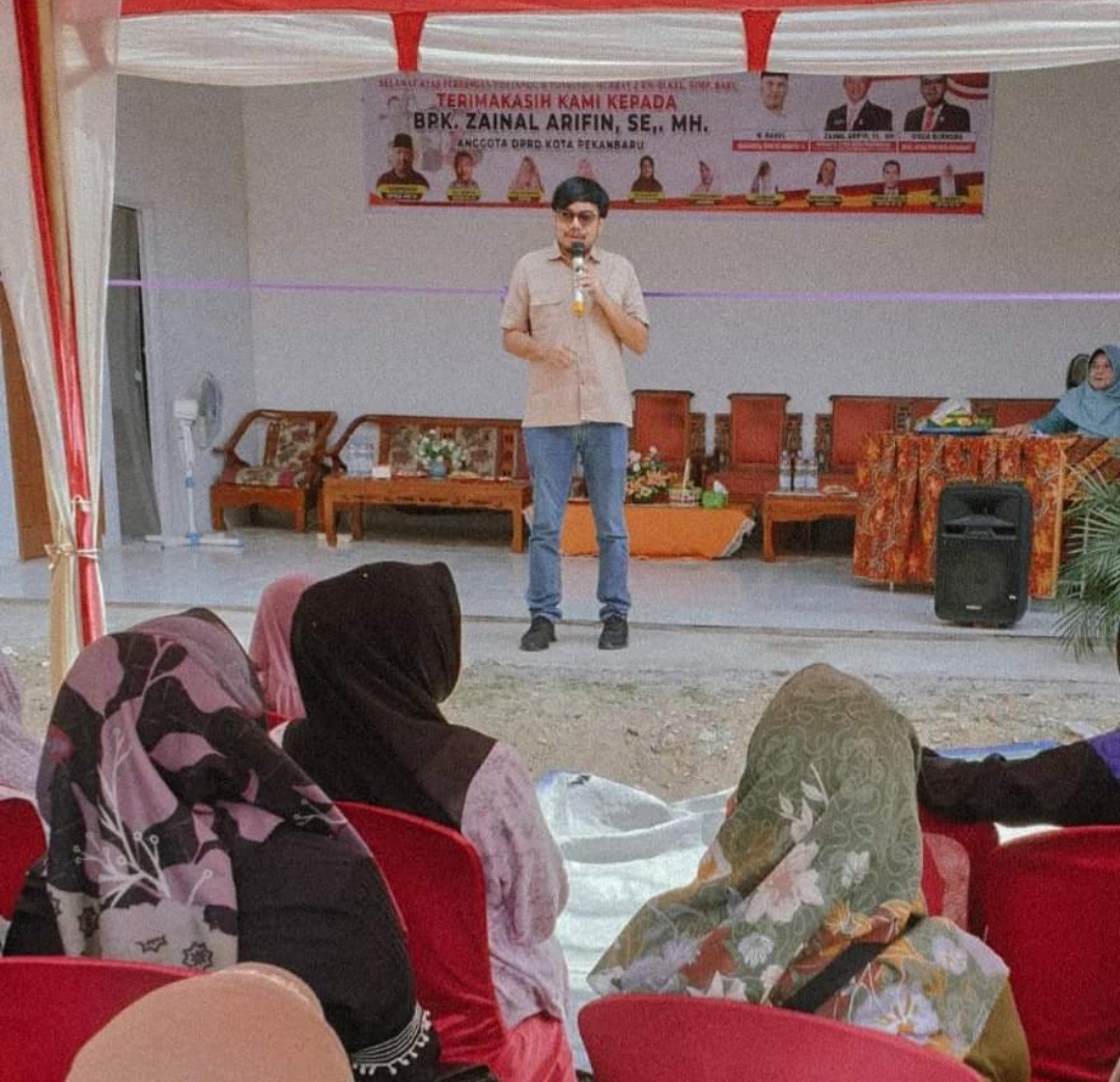 Wakil Ketua DPRD Pekanbaru Ginda Burnama Hadiri Peresmian Posyandu di Panam