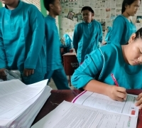 Pelajar SMAN 1 Perhentian Raja Antusias Buka Tabungan Simpel di BRK Syariah