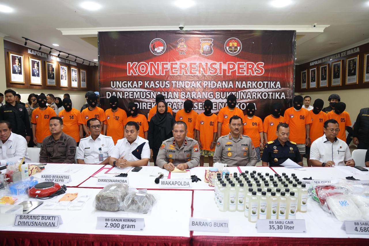 POLDA KEPRI SERIUS DALAM UPAYA P4GN : PENCEGAHAN, PEMBERANTASAN & PEYALAHGUNAAN PEREDARAN GELAP NARKOTIKA