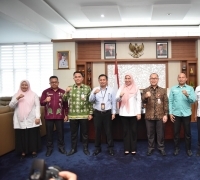 Kunjungan BRK Syariah dan OJK Riau Disambut Baik Bupati Inhu