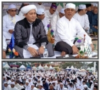 Acara Gema Muharram Sambut Tahun Baru Islam 1446 di Lapangan Gajah Mada Tembilahan di Hadiri Ribuan Warga