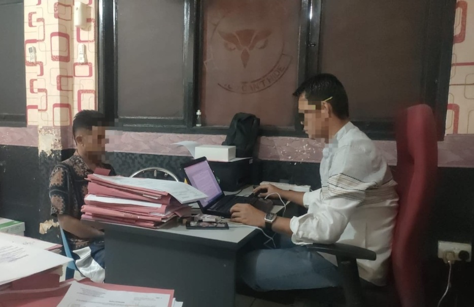 Unit Reskrim Polsek Batam Kota Amankan Pelaku Pemerkosaan di Perum Anggrek Sari