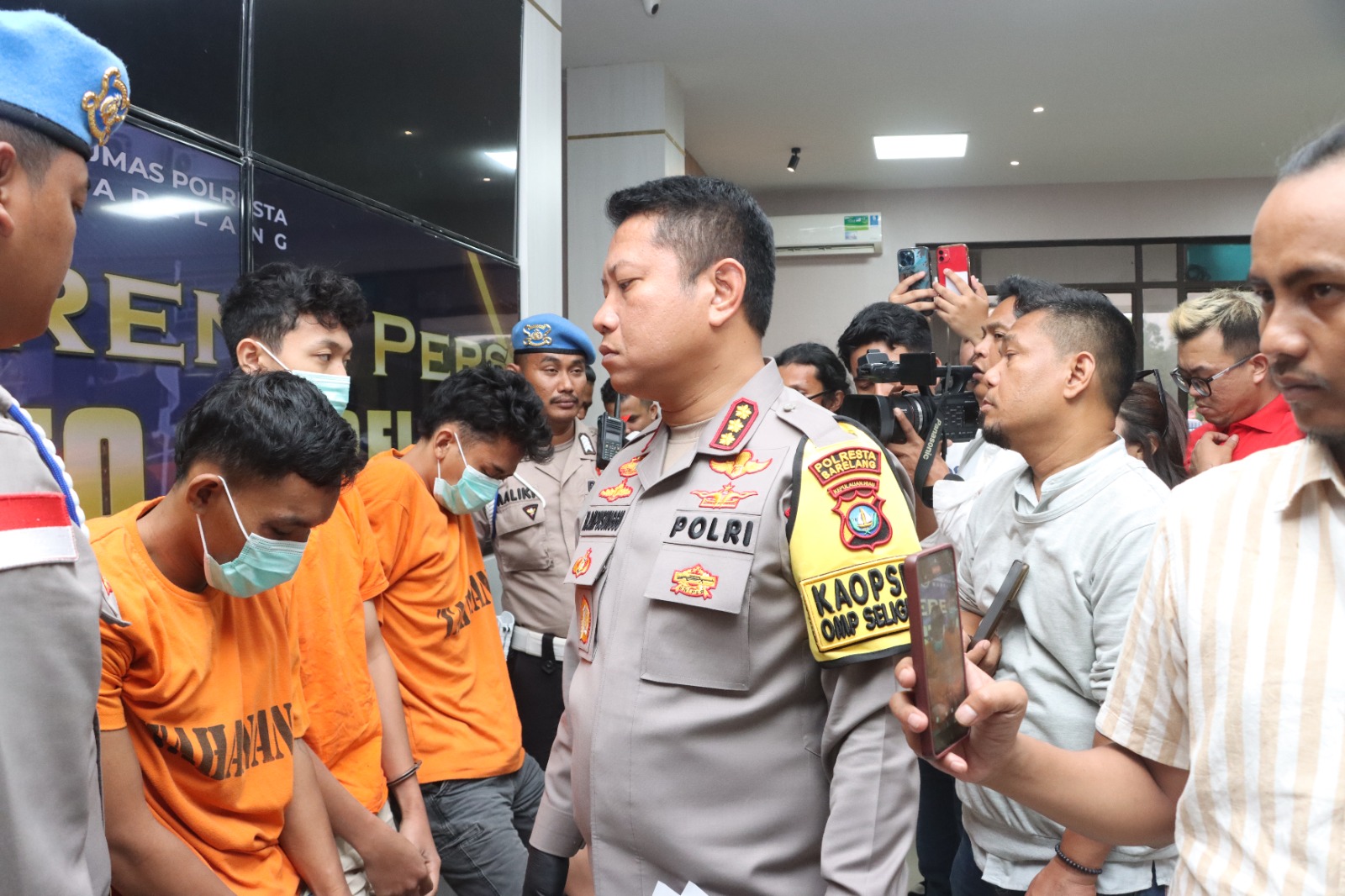 Kapolresta Berelang Ringkus Pelaku Curas Di Kota Batam
