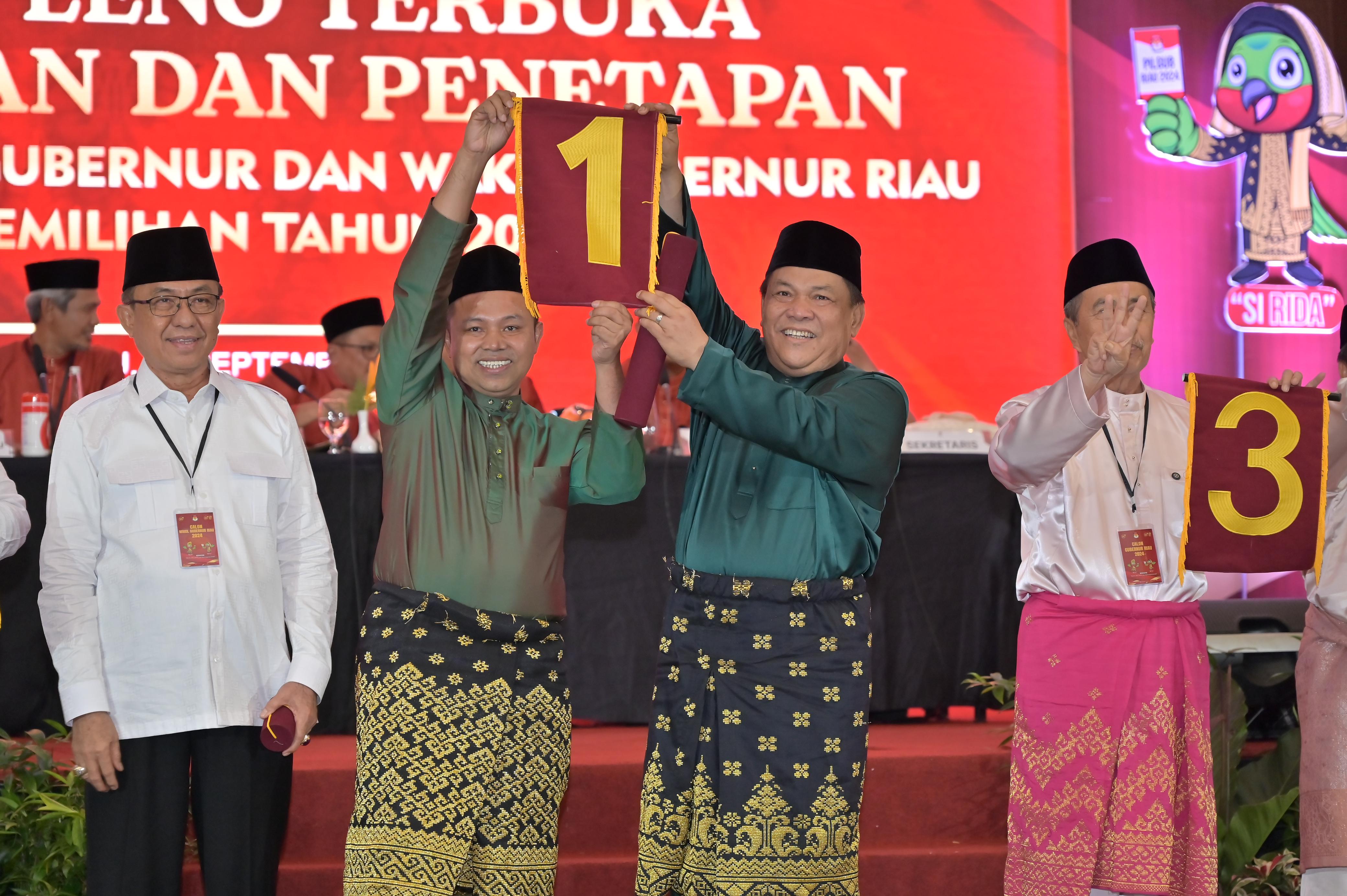 No Urut 1, Abdul Wahid: Mudah-mudahan Ini Pertanda Kami Sebagai Gubernur Riau